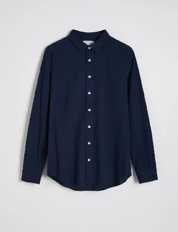 Camasa Reserved, bleumarin