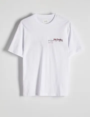 Tricou Reserved, alb