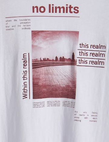 Tricou Reserved, alb