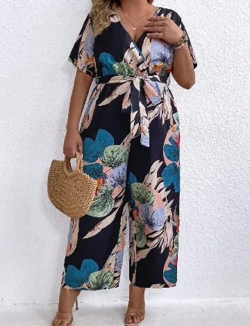 Salopeta SHEIN CURVE, mix culori