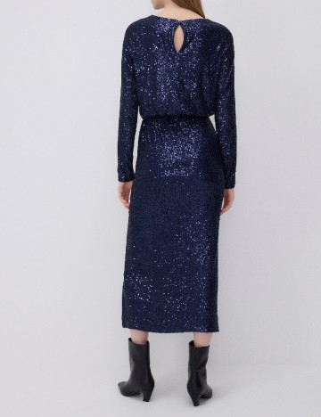 Rochie medie Reserved, bleumarin inchis