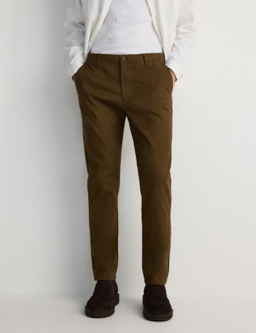 Pantaloni Reserved, kaki