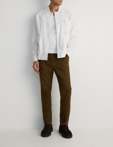 Pantaloni Reserved, kaki