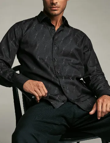 Camasa Topman, negru