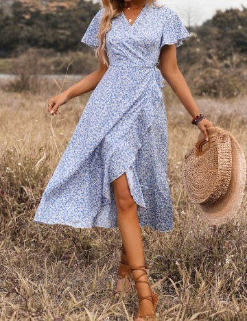 Rochie medie SHEIN, albastru