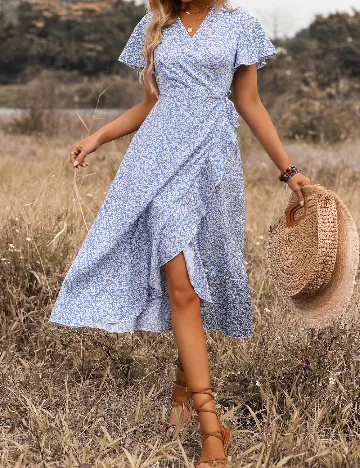 Rochie medie SHEIN, albastru