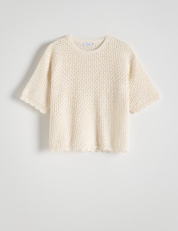 Bluza Reserved, ecru