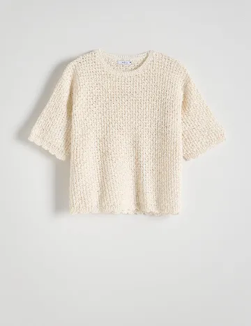 Bluza Reserved, ecru