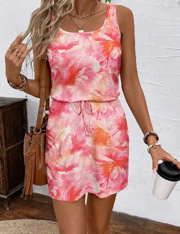 Rochie scurta SHEIN, roz