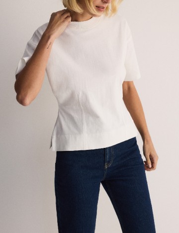 Tricou Reserved, alb