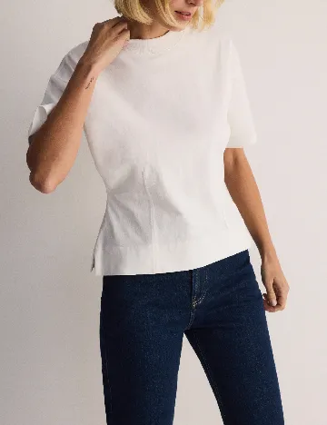 Tricou Reserved, alb