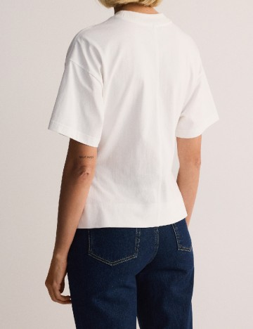 Tricou Reserved, alb