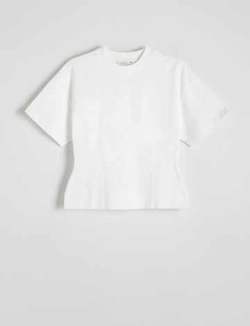 Tricou Reserved, alb
