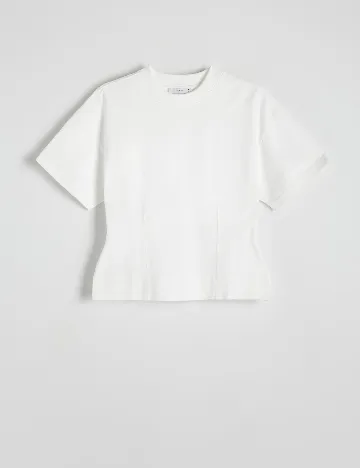 Tricou Reserved, alb