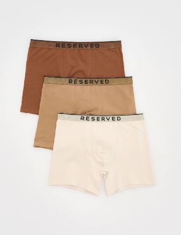 Set Boxeri 3 perechi Reserved, mix culori