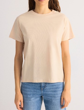 Tricou Reserved, crem