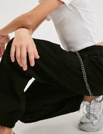 Pantaloni Reserved, negru