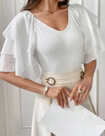 Bluza SHEIN, alb