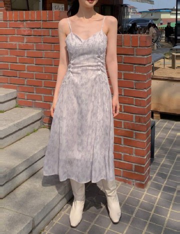Rochie medie Dazy, mov