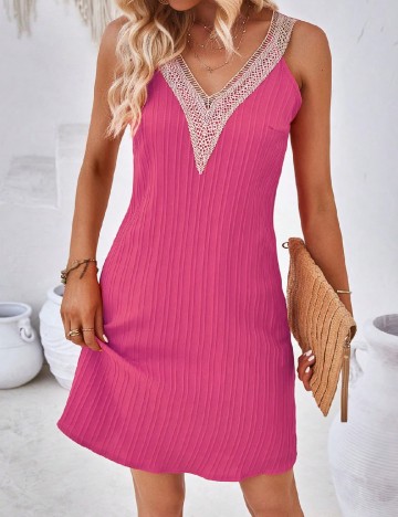 Rochie scurta SHEIN, roz