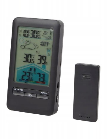 Statie meteo Nor-Tec, negru