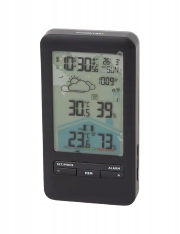 Statie meteo Nor-Tec, negru