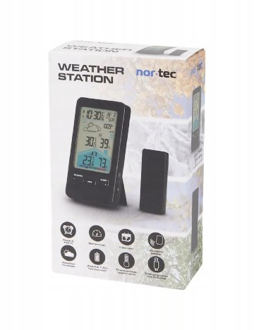Statie meteo Nor-Tec, negru