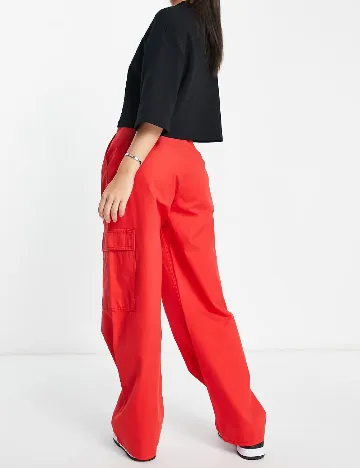 Pantaloni ASOS, rosu