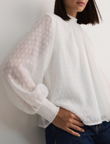 Bluza Reserved, alb