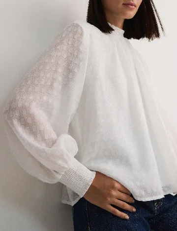 Bluza Reserved, alb
