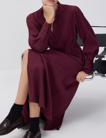 Rochie medie Reserved, pruna