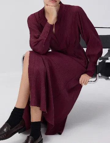 Rochie medie Reserved, pruna