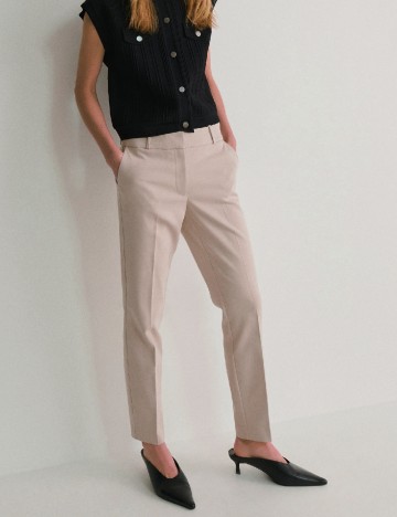 Pantaloni Reserved, bej