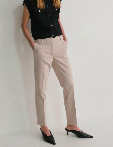 Pantaloni Reserved, bej