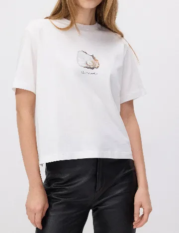 Tricou Reserved, alb