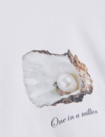 Tricou Reserved, alb