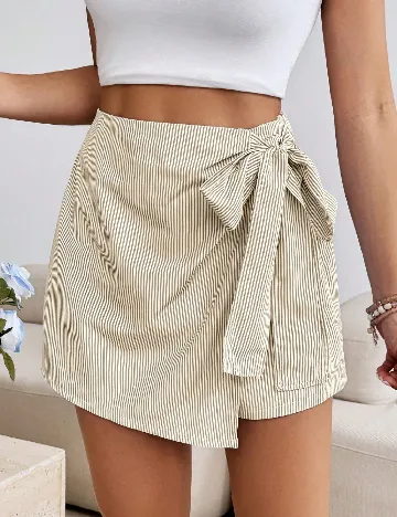Fusta pantalon SHEIN, maro