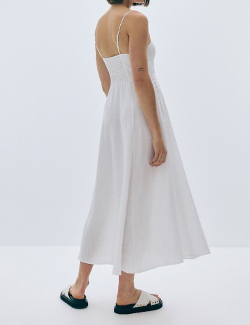 Rochie medie Reserved, alb