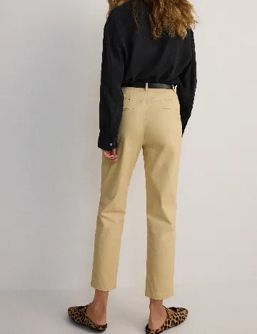 Pantaloni Reserved, crem