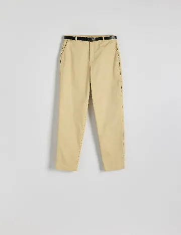 Pantaloni Reserved, crem