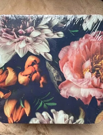 Set suporturi pahare 6 bucati OutletMag, floral