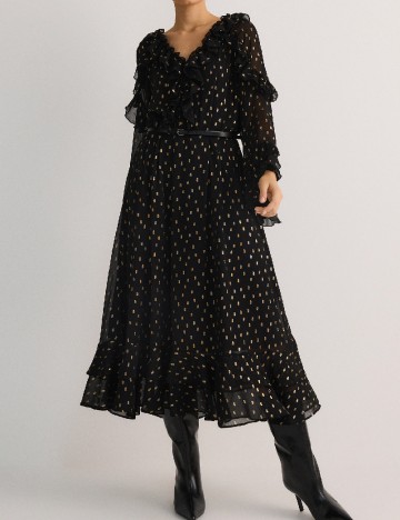Rochie lunga Reserved, negru