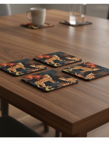 Set suporturi pahare 6 bucati, mix culori