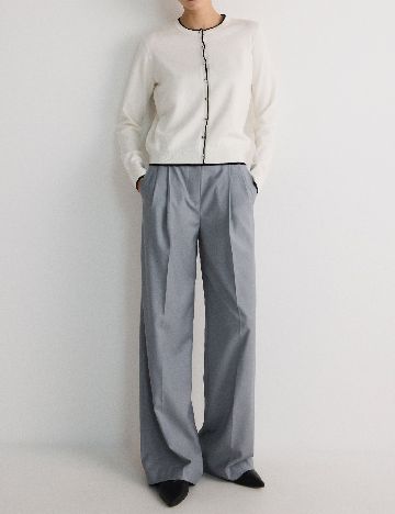 Cardigan Reserved, ecru