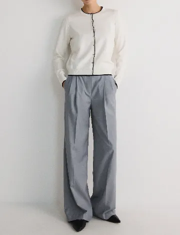 Cardigan Reserved, ecru
