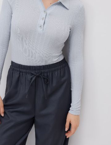 Pantaloni Reserved, gri petrol