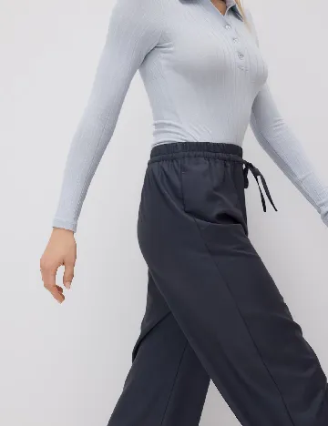 Pantaloni Reserved, gri petrol