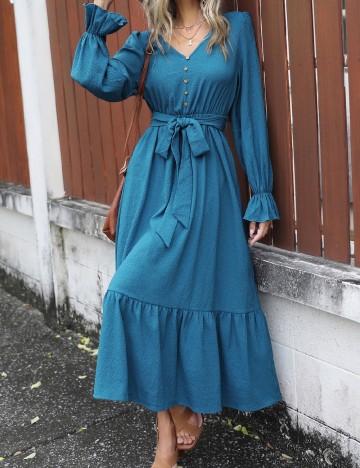 Rochie lunga SHEIN, albastru