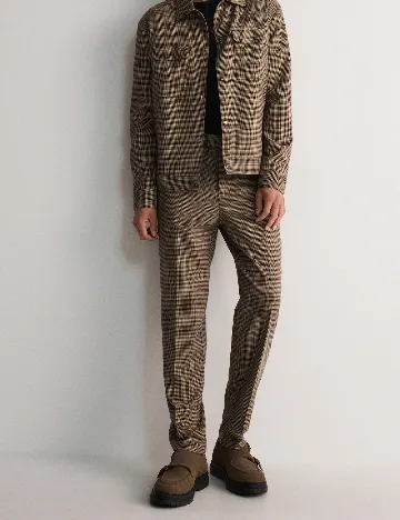 Pantaloni Reserved, maro