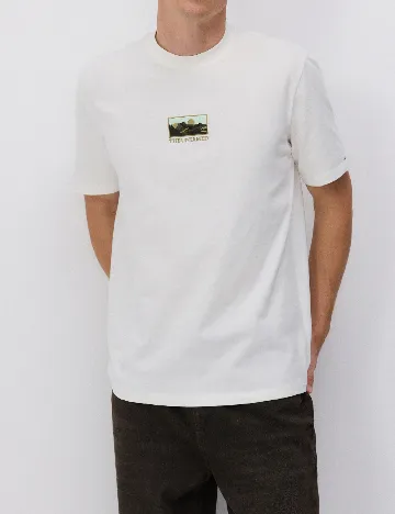 Tricou Reserved, alb